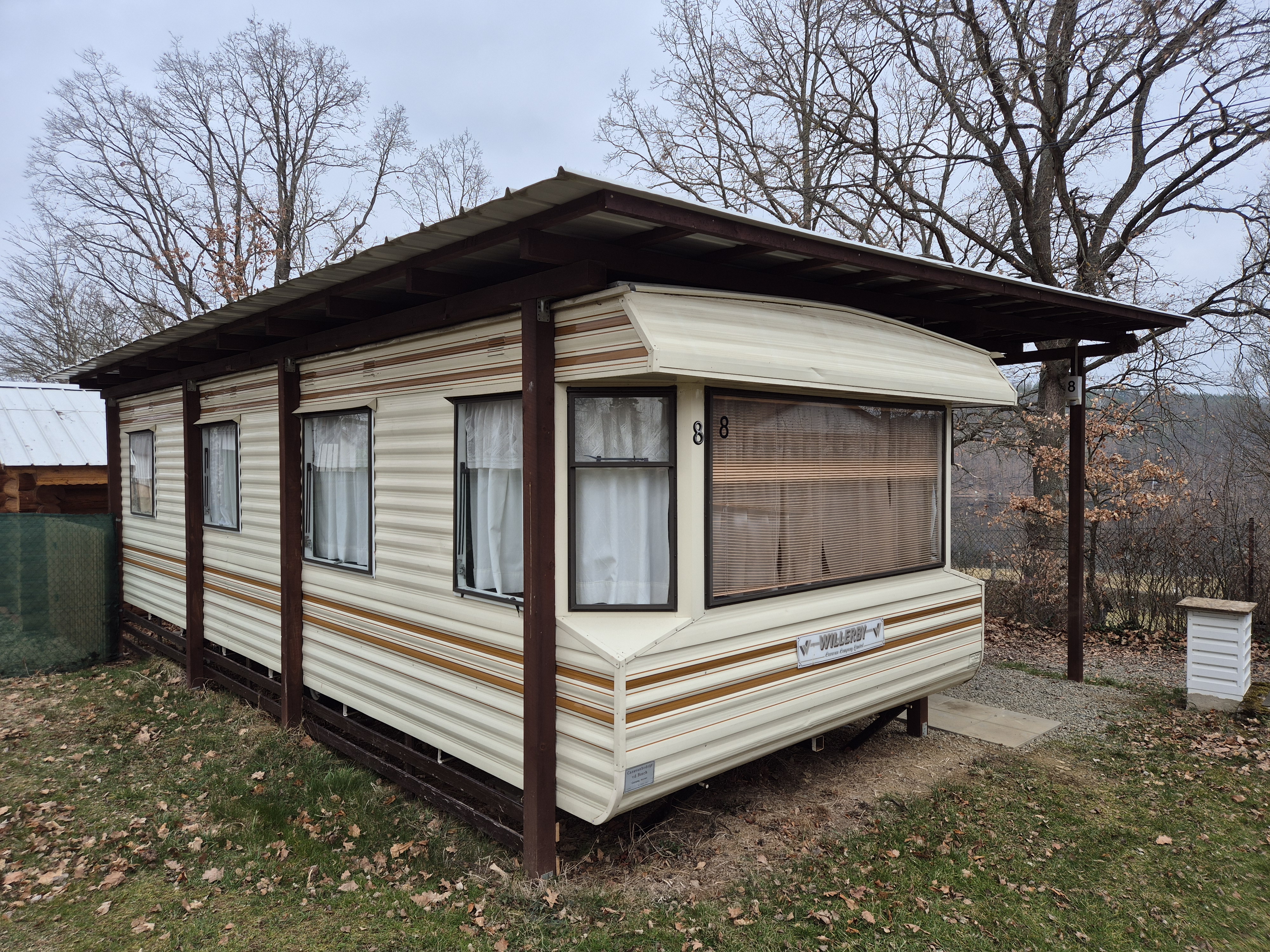Mobilheim 8 – Außenansicht